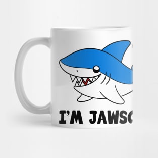 Cute Kawaii I'm Jawsome Shark Mug